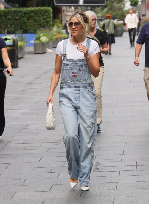 Ashley Roberts arrives at Heart Radio in London 2