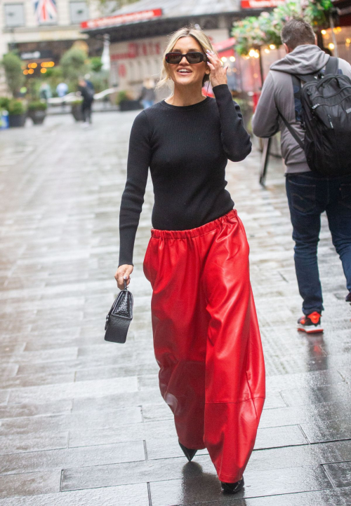 Ashley Roberts Outside Global Radio in London