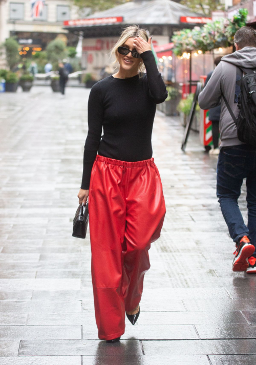 Ashley Roberts Outside Global Radio in London 1