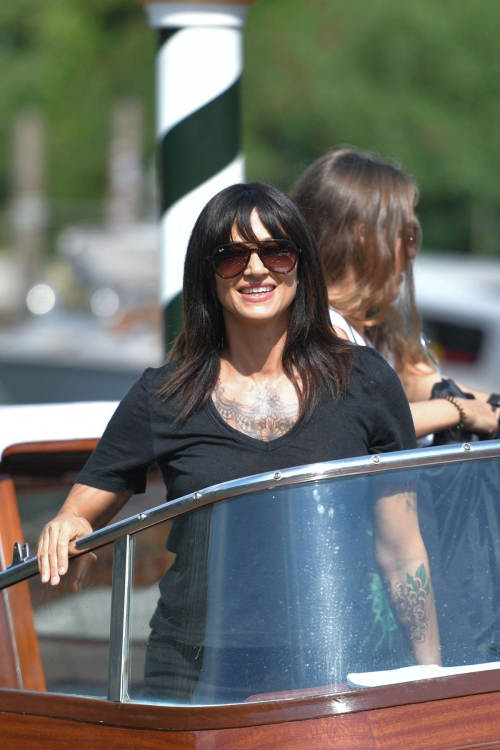 Asia Argento Arrives at Hotel Excelsior at 81st Venice International Film Festival 1