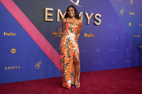 Ayo Edebiri at 76th Emmy Awards at Peacock Theatre in Los Angeles 5