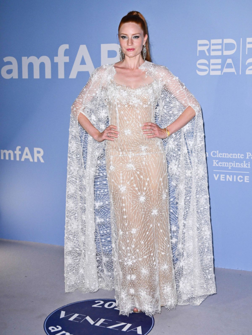 Barbara Meier at AmfAR Gala at 81st Venice Film Festival 3