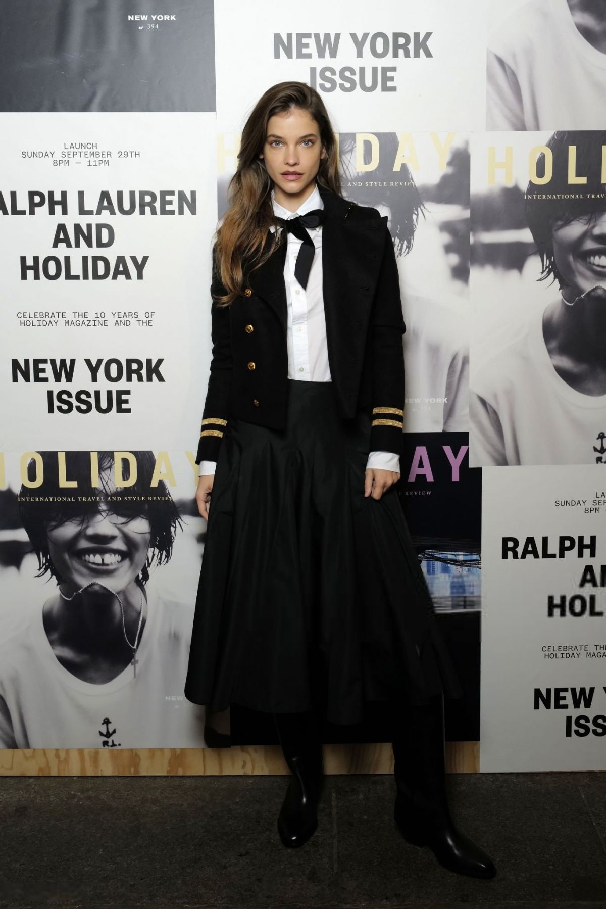 Barbara Palvin at Ralph Lauren Holiday Magazine New York Cocktail Party in Paris, September 2024