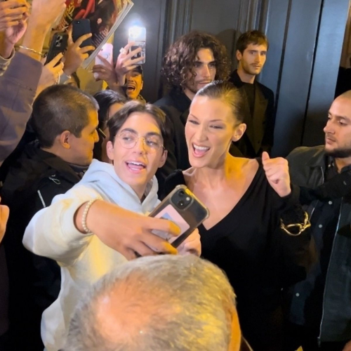 Bella Hadid Arriving at YSL After Party in Paris