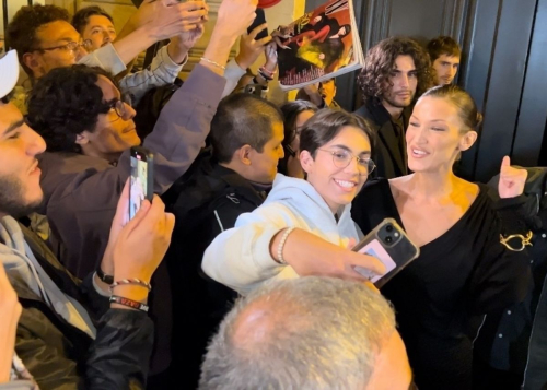 Bella Hadid Arriving at YSL After Party in Paris 1