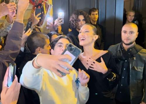 Bella Hadid Arriving at YSL After Party in Paris 2