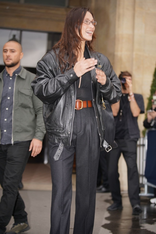 Bella Hadid Heading to Paris Fashion Week Event 2