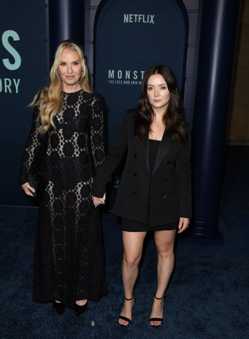 Billie Lourd and Leslie Grossman at Monster Premiere