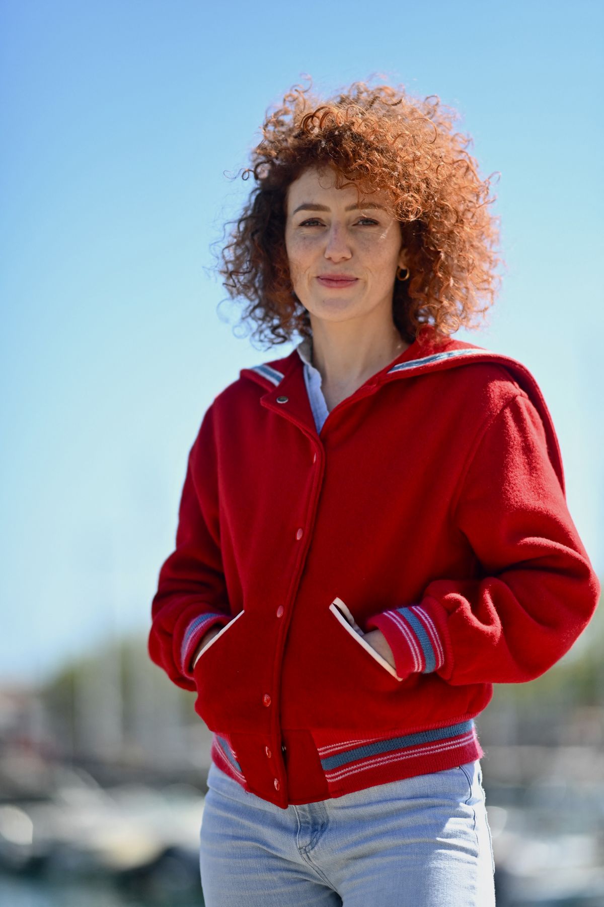 Blandine Bellavoir at Fortune De France Photocall at La Rochelle Fiction Festival