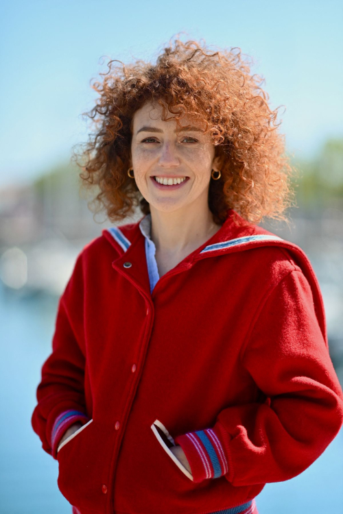 Blandine Bellavoir at Fortune De France Photocall at La Rochelle Fiction Festival 2