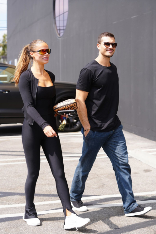 Brooks Nader and Gleb Savchenko Arrive at Dancing with the Stars Rehearsals in Los Angeles 6