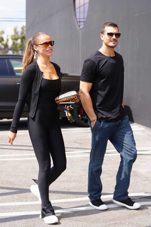 Brooks Nader and Gleb Savchenko Arrive at Dancing with the Stars Rehearsals in Los Angeles 8