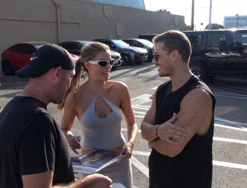 Brooks Nader Arrives at Studio for Dancing with the Stars Rehearsals 2