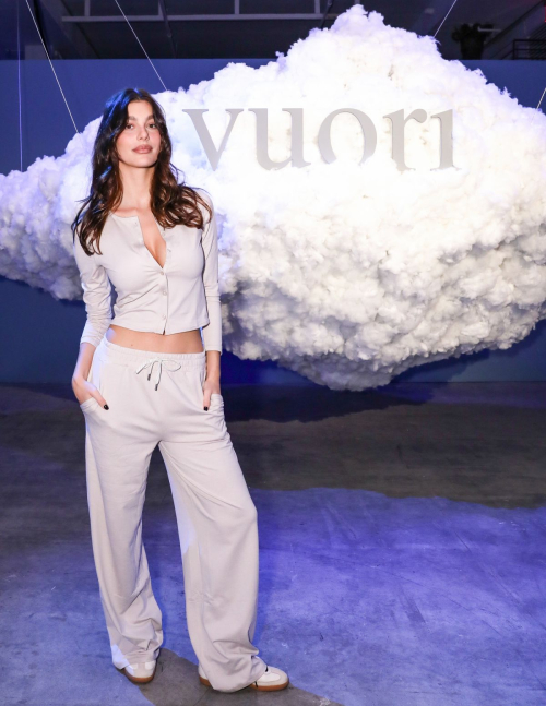 Camila Morrone Celebrates Vuori Dreamknit Collection, New York, September 2024