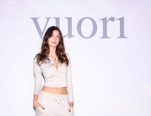 Camila Morrone Celebrates Vuori Dreamknit Collection, New York, September 2024 5