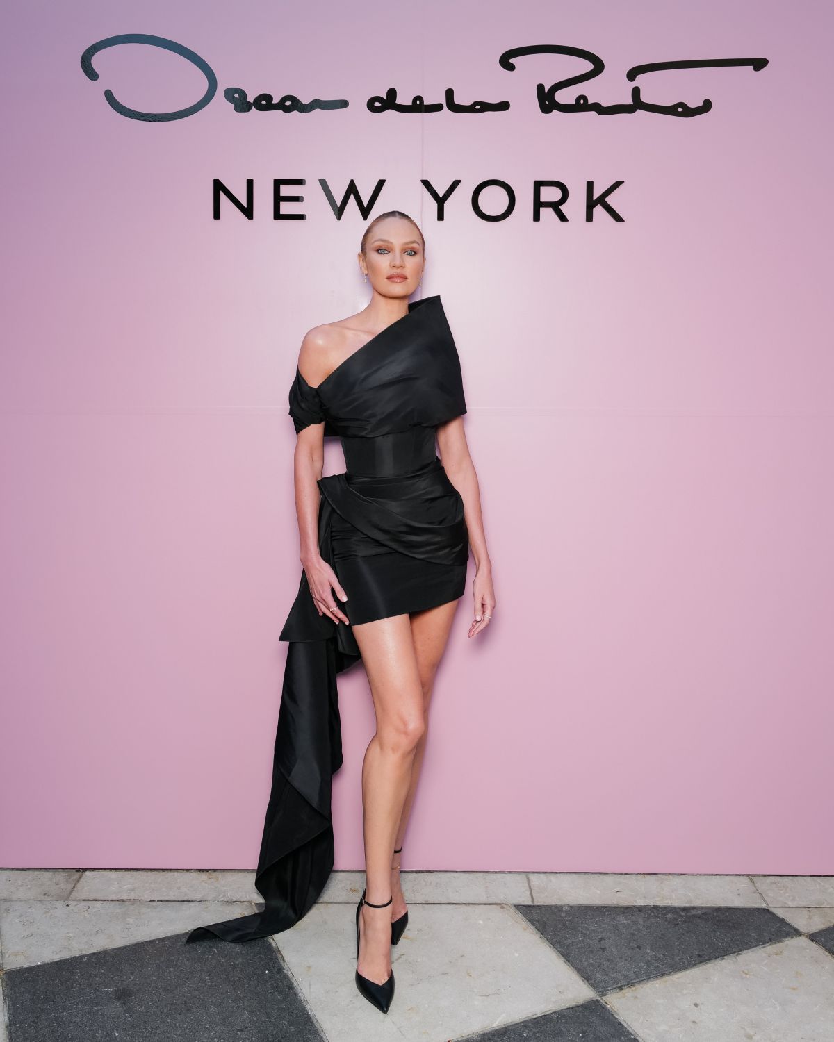 Candice Swanepoel at Oscar de la Renta New York Fragrance Launch