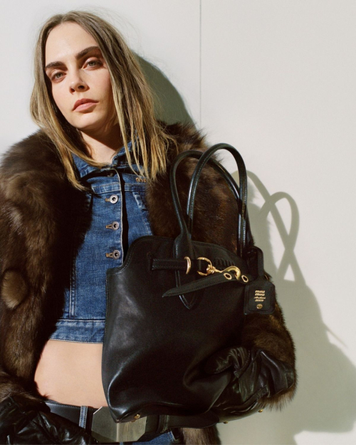 Cara Delevingne for Miu Miu Fall Winter Campaign 2024