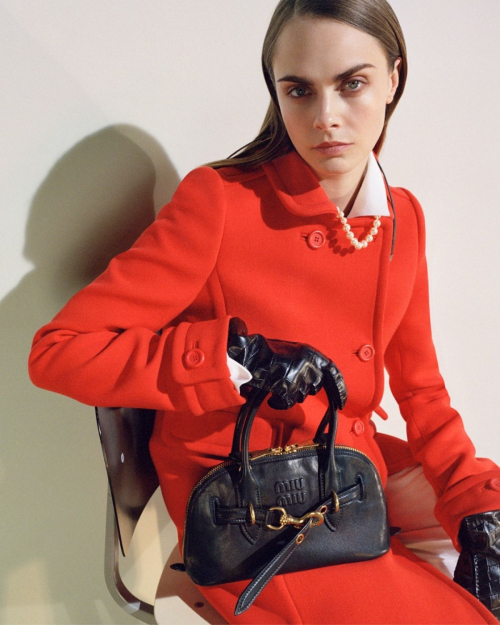 Cara Delevingne for Miu Miu Fall Winter Campaign 2024 1