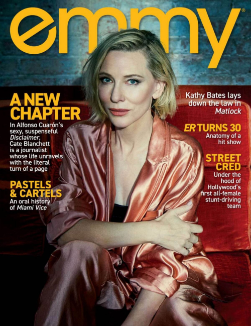 Cate Blanchett in Emmy Magazine