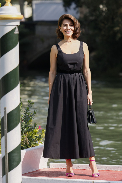 Caterina Murino Arrives at Hotel Excelsior, Venice Film Festival 2024 1