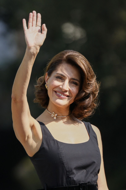 Caterina Murino Arrives at Hotel Excelsior, Venice Film Festival 2024 2