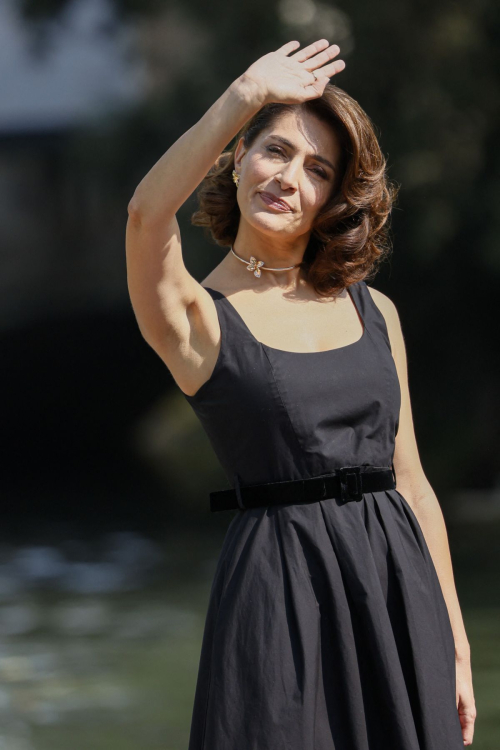 Caterina Murino Arrives at Hotel Excelsior, Venice Film Festival 2024 3