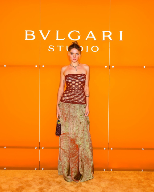 Charlotte Lawrence at Bulgari Studio Party New York