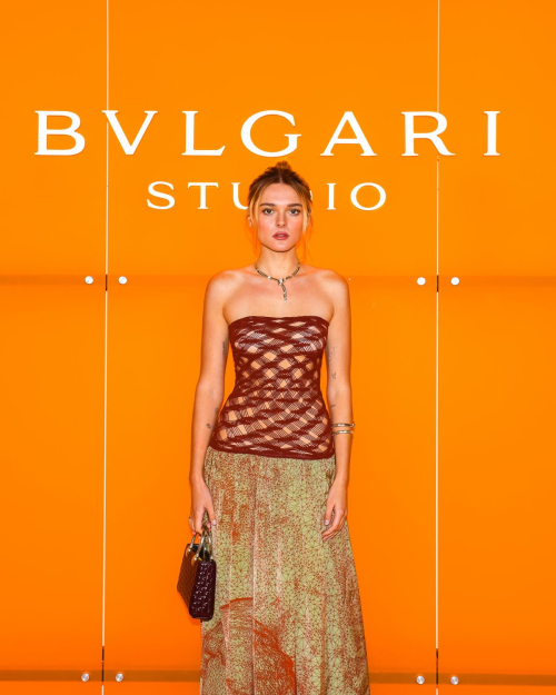 Charlotte Lawrence at Bulgari Studio Party New York 2