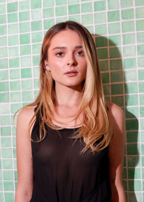 Charlotte Lawrence at Tory Burch Spring/Summer 2025 Fashion Show New York Fashion Week 3