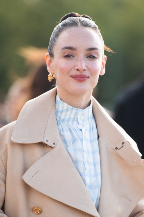 Charlotte Le Bon Arrives at Loewe Show, Paris Fashion Week, September 2024 4