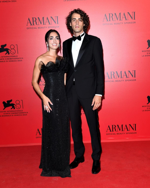 Chiara Bontempi at armani beauty dinner photocall at 81st venice international film festival 1