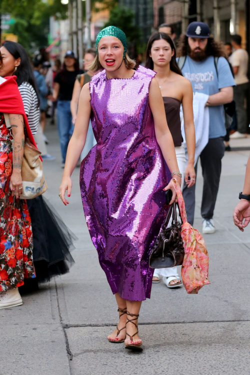 Chloe King Arrives at Colina Strada Fashion Show NYFW New York 3