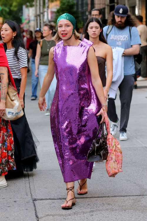 Chloe King Arrives at Colina Strada Fashion Show NYFW New York 5