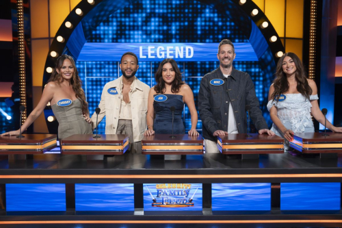 Chrissy Teigen at Celebrity Family Feud 4