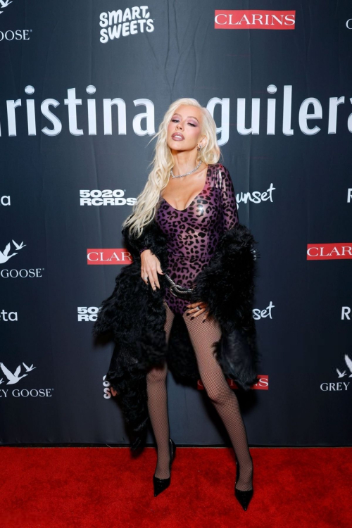 Christina Aguilera Celebrates 25th Anniversary in West Hollywood 4