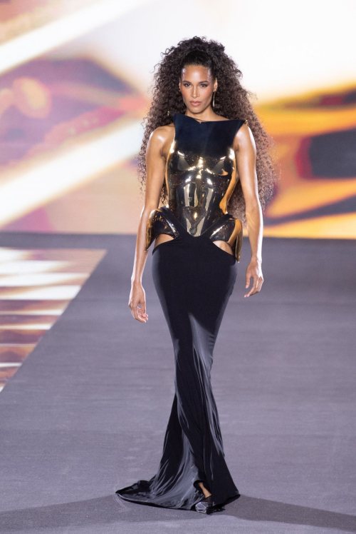 Cindy Bruna at Le Defile L'Oreal Paris Fashion Show Paris Fashion Week