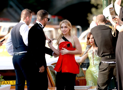 Clara Galle at Battlefield Premiere at 81st Venice International Film Festival 2