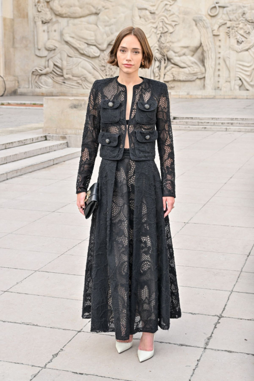 Clelia Montali Arrives at Elie Saab Show, Paris Fashion Week, September 2024 2