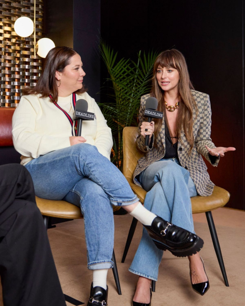 Dakota Johnson at Deadline Studio at Toronto Film Festival 1