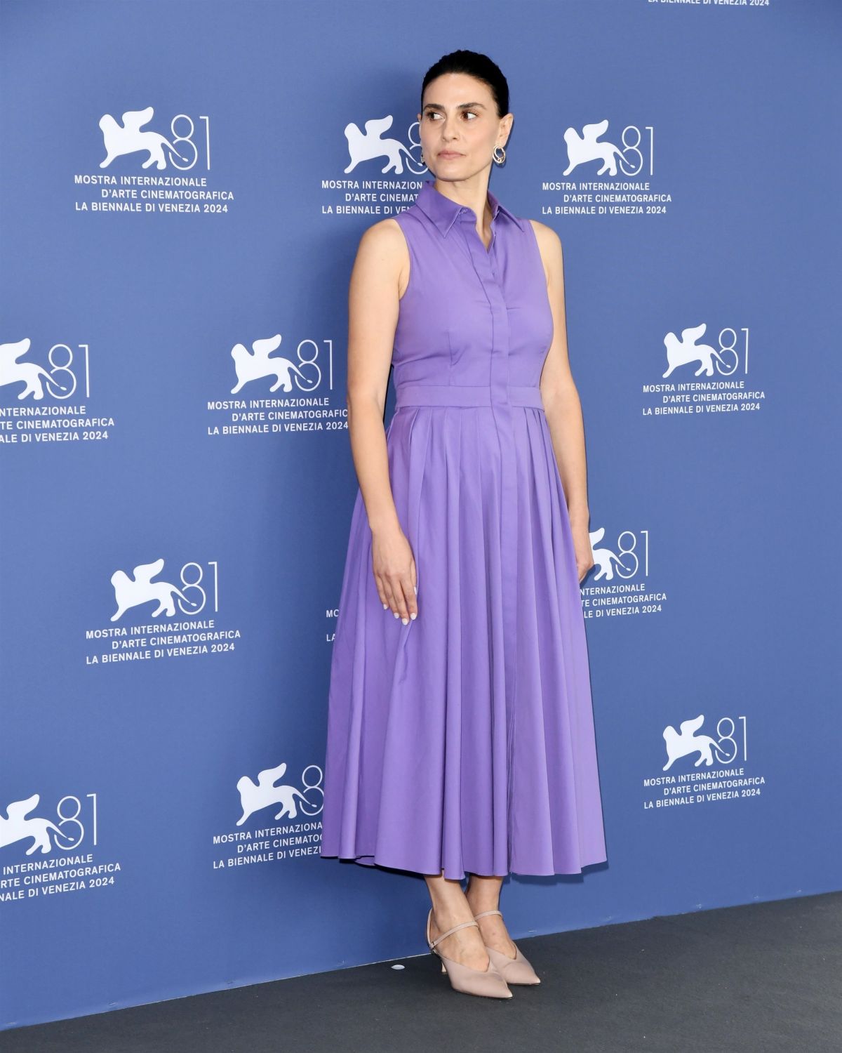 Daniela Marra at Iddu Photocall at Venice International Film Festival