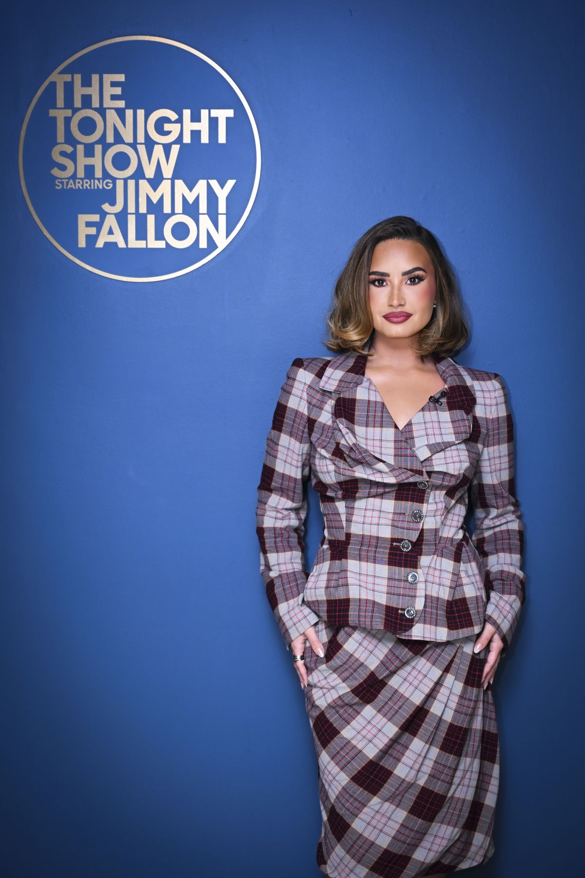 Demi Lovato at Tonight Show Starring Jimmy Fallon