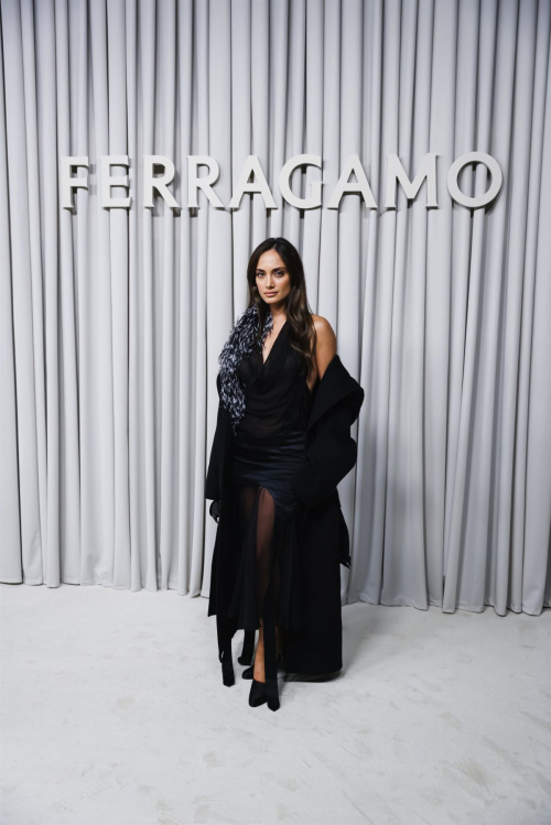 Denise Capezza at Ferragamo Show at Milan Fashion Week 2