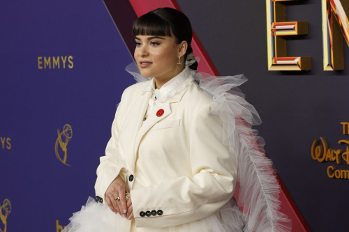 Devery Jacobs at 76th Emmy Awards at Peacock Theatre in Los Angeles 1