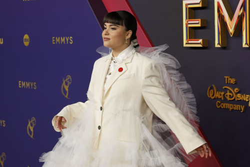 Devery Jacobs at 76th Emmy Awards at Peacock Theatre in Los Angeles 3