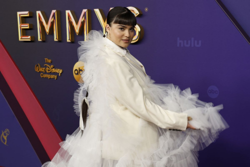 Devery Jacobs at 76th Emmy Awards at Peacock Theatre in Los Angeles 4