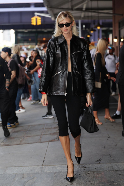 Devon Windsor at Alexander Wang Fashion Show in New York 1