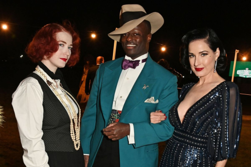 dita von teese at range rover celebrates five generations in chichester 1