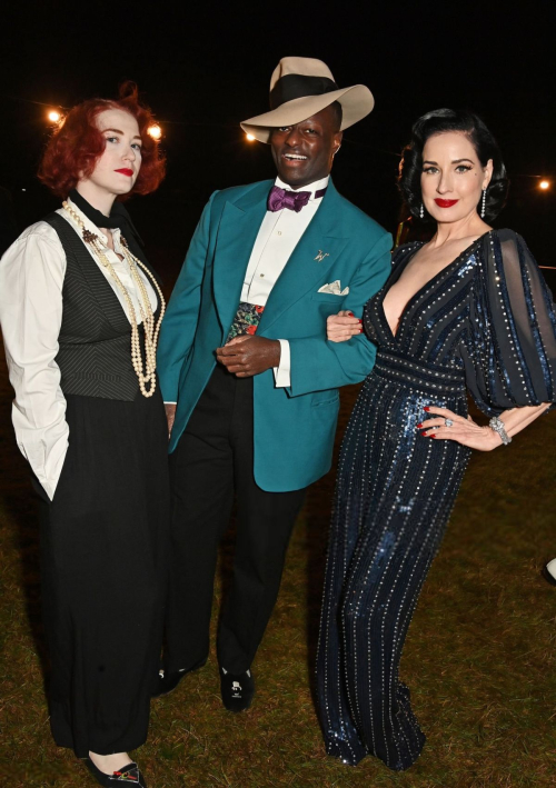 dita von teese at range rover celebrates five generations in chichester 2