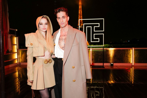 Dove Cameron and Damiano David at Balmain SS25 Afterparty Paris, September 2024 3