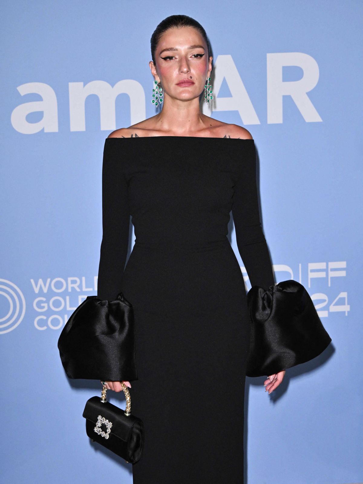 Eleonora Carisi at AmfAR Gala at 81st Venice Film Festival